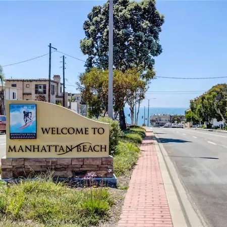 Steps To Beach Manhattan Beach Patio Parking Exterior photo